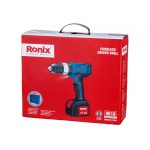دریل پیچگوشتی شارژی 18 ولت رونیکس 8618 ronix سروایران