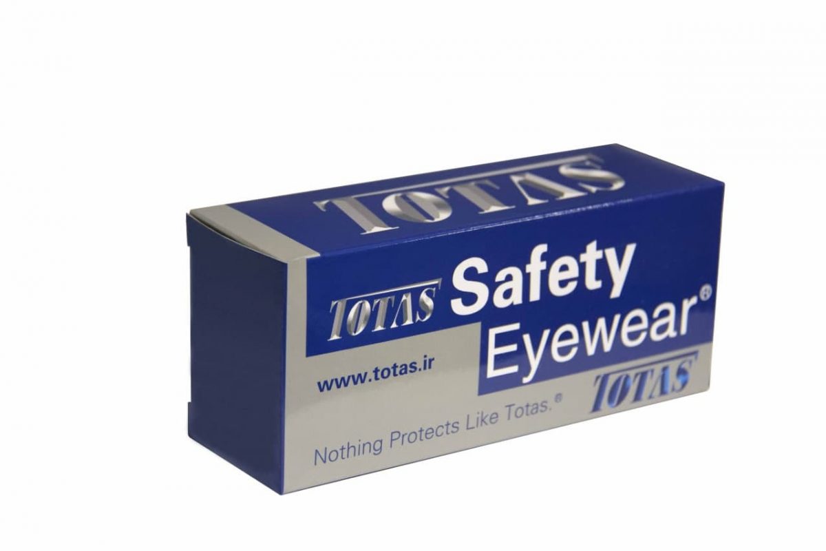 عینک ایمنی قرمز توتاص AT114 totas - Image 4