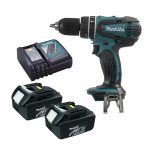 دریل پیچگوشتی چکشی شارژی 18ولت ماکیتا DHP456RFE سرو ایران