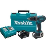 دریل پیچگوشتی چکشی شارژی 18ولت ماکیتا DHP456RFE سرو ایران