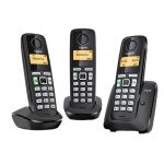 تلفن بی سیم گیگاست سه گوشی مدل A220 سرو ایران