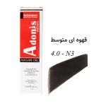 رنگ مو N3-4.0 آدونیس پرفکت قهوه ای متوسط سرو ایران