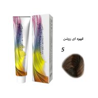 رنگ مو قهوه ای روشن 5 گرجس سرو ایران