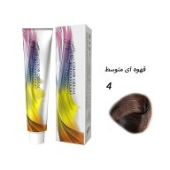 رنگ مو قهوه ای متوسط 4 گرجس سرو ایران