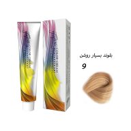رنگ مو بلوند بسیار روشن 9 گرجس سرو ایران