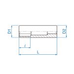 بکس تکی 1/4 بلند 6 پر درایو 1/4 کینگ تونی 2235S kingtony سروایران