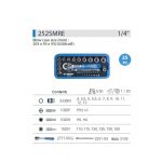 جبعه بکس 1/4 درایو 4 الی 13 میلیمتر با بیت 1/4 کینگ تونی 2525MRE KingTony سروایران