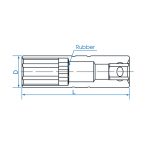 بکس 3/8 درایو 9 سانتیمتر 12 پر 14 میلیمتر 36c014 Kingtony سروایران