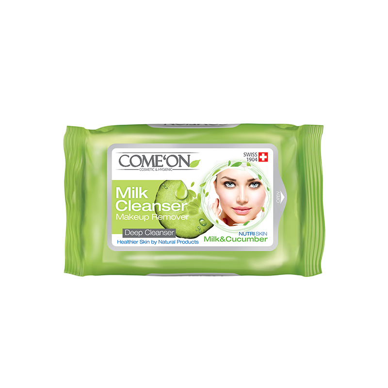 COMEON MAKEUP CLEANSER WIPE sarviran دستمال مرطوب مخصوص شیر پاک کن کامان سرو ایران