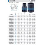 بکس 3/4 درایو 12 پر 17 میلیمتر کینگ تونی 653017M KingTony سروایران