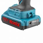 کیت دریل پیچ گوشتی چکشی شارژی رونیکس 8905k سرو ایران