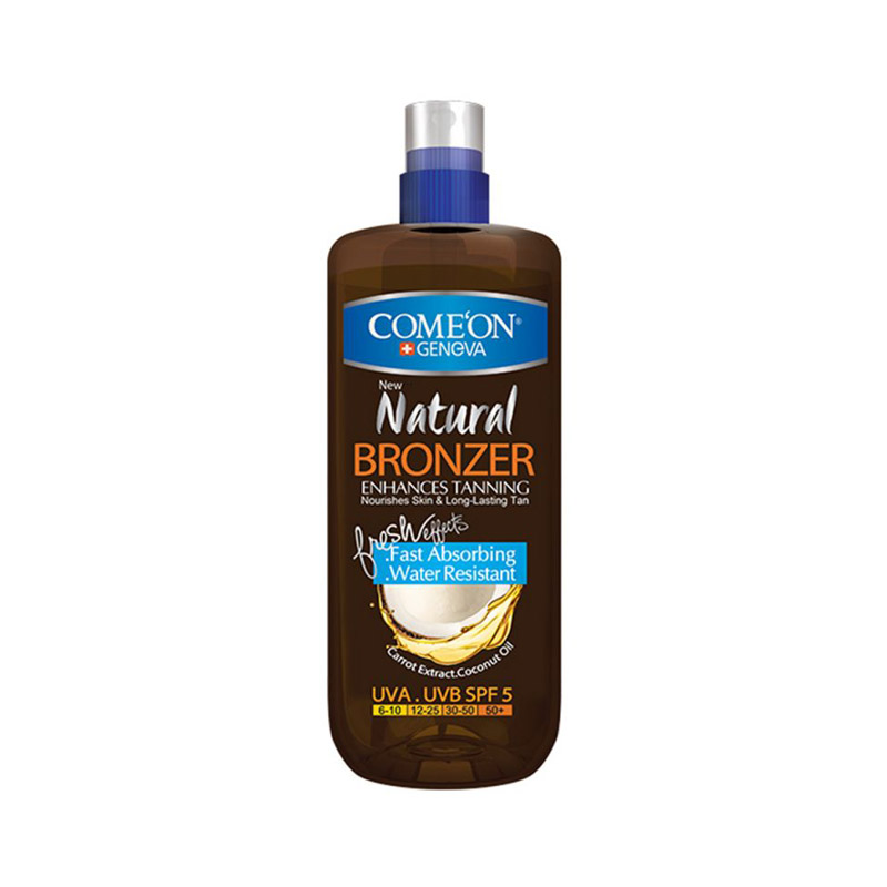 comean bronzer oil - sarviran روغن برنزه کننده بدن کامان Natural Bronzer سرو ایران