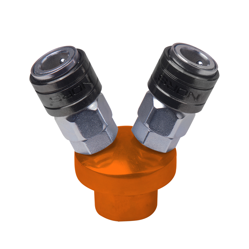 NORS NR-AC2W - air coupling - 01 - sarviran کوپلینگ باد دو راهی نورس NR-AC2W سروایران